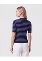 Camiseta En Tejido De Punto   Para Mujer Azul Patprimo de Patprimo