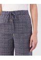 Pantalón De Bota Ancha Con Cordón   Para Mujer Azul Patprimo de Patprimo