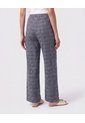 Pantalón De Bota Ancha Con Cordón   Para Mujer Azul Patprimo de Patprimo