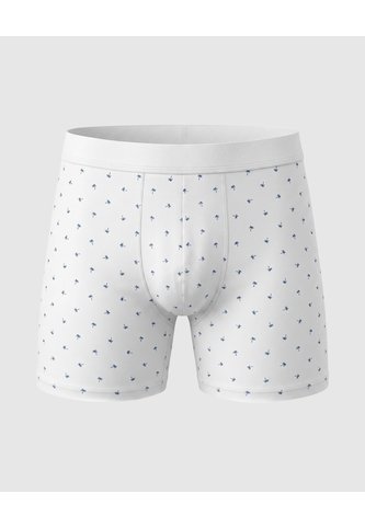 Bóxer Medio Con Estampado  X1 Para Hombre Blanco Patprimo Patprimo