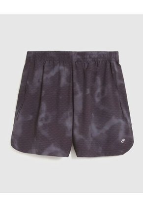 Bermuda Deportiva Estampada Para Hombre Negro Patprimo
