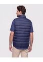 Chaleco Acolchado Cuello Alto   Para Hombre Azul Patprimo de Patprimo