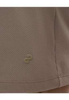 Camiseta Con Textura   Para Hombre Beige Patprimo