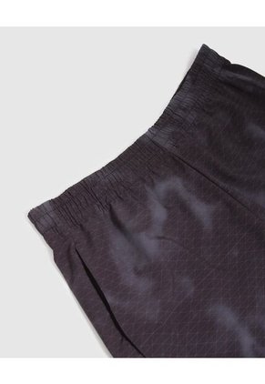 Bermuda Deportiva Estampada Para Hombre Negro Patprimo