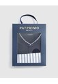 Pijama Corta Con Botones   Para Hombre Azul Patprimo de Patprimo