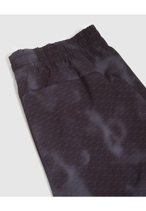 Bermuda Deportiva Estampada Para Hombre Negro Patprimo