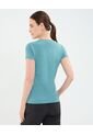 Camiseta Manga Corta   Para Mujer Azul Patprimo de Patprimo