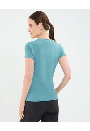 Camiseta Manga Corta Para Mujer Azul Patprimo