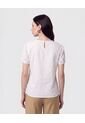 Blusa Con Ojalillos Manga Globo   Para Mujer Blanco Patprimo de Patprimo