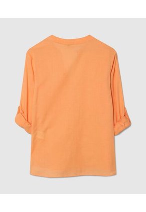 Blusa Para Mujer Manga Larga Color Naranja Marca Patprimo #30123160