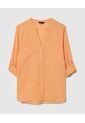 Blusa Para Mujer Manga Larga Color Naranja Marca Patprimo #30123160 de Patprimo