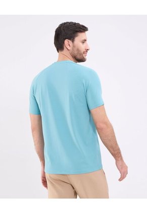 Camiseta Con Textura Para Hombre Azul Patprimo