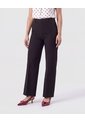 Pantalón De Bota Recta   Para Mujer Negro Patprimo de Patprimo