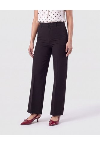 Pantalón De Bota Recta   Para Mujer Negro Patprimo Patprimo