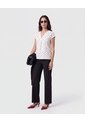 Pantalón De Bota Recta   Para Mujer Negro Patprimo de Patprimo