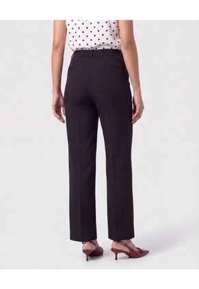 Pantalón De Bota Recta   Para Mujer Negro Patprimo