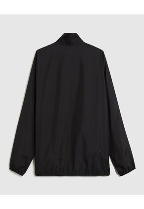 Chaqueta Unicolor Tipo Rompe Vientos   Para Hombre Negro Patprimo