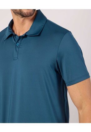 Polo Deportiva Unicolor Para Hombre Verde Patprimo