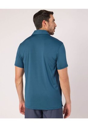 Polo Deportiva Unicolor Para Hombre Verde Patprimo