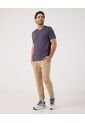 Camiseta Jaspeada Deportiva   Para Hombre Morado Patprimo de Patprimo