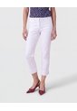 Pantalón Capri Ajustado   Para Mujer Blanco Patprimo de Patprimo