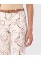 Pantalón Tobillero Ajuste Sastre  Para Mujer Blanco Patprimo de Patprimo