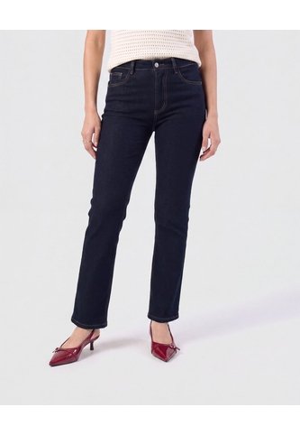 Jean Bota Recta Tiro Alto   Para Mujer Azul Patprimo Patprimo