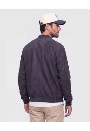 Chaqueta Tipo Bomber Para Hombre Azul Patprimo