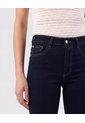 Jean Bota Recta Tiro Alto   Para Mujer Azul Patprimo de Patprimo