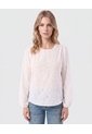 Blusa Bordado Suizo Manga Larga   Para Mujer Blanco Patprimo de Patprimo