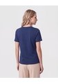 Camiseta Con Apliques Tejidos   Para Mujer Azul Patprimo de Patprimo