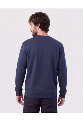 Buzo Con Franja En Contraste   Para Hombre Azul Patprimo