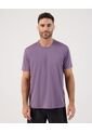 Camiseta Deportiva Unicolor   Para Hombre Morado Patprimo de Patprimo