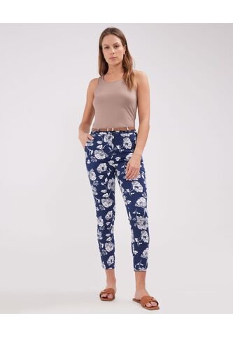 Pantalón Para Mujer Chino Color Azul Oscuro Marca Patprimo #30071890 Patprimo