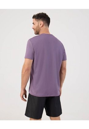 Camiseta Deportiva Unicolor   Para Hombre Morado Patprimo