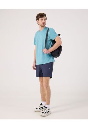 Camiseta Manga Corta Texturizada Para Hombre Azul Patprimo