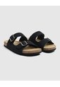 Sandalias De Doble Hebilla   Para Hombre Negro Patprimo de Patprimo