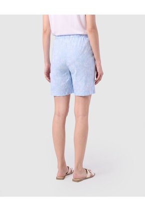 Bermuda Con Cordón Ajustable Para Mujer Azul Patprimo
