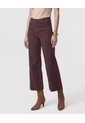 Jeans Culotte Con Costuras Frontales   Para Mujer Café Patprimo de Patprimo
