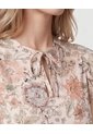 Vestido Largo Estampado Con Volantes   Para Mujer Verde Patprimo de Patprimo