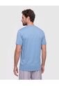 Camiseta Manga Corta Texturizada  Para Hombre Azul Patprimo de Patprimo