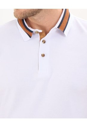 Polo Para Hombre Cuello Tejido Sin Bolsillo Color Blanco Marca Patprimo #44112660