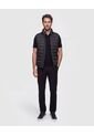 Chaleco Acolchado Cuello Alto   Para Hombre Negro Patprimo de Patprimo