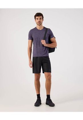 Camiseta Deportiva Jaspeada Para Hombre Morado Patprimo