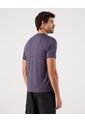 Camiseta Deportiva Jaspeada   Para Hombre Morado Patprimo de Patprimo