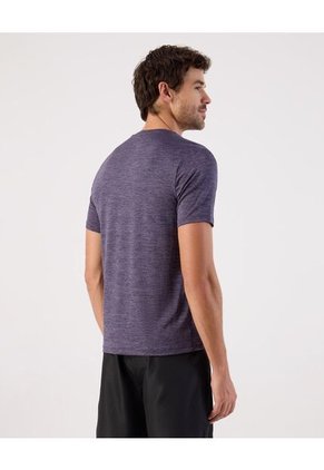 Camiseta Deportiva Jaspeada Para Hombre Morado Patprimo