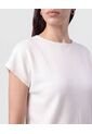 Camiseta De Punto Manga Corta   Para Mujer Blanco Patprimo de Patprimo