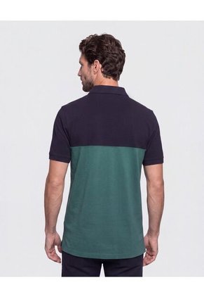 Polo Bloques Para Hombre Azul Patprimo
