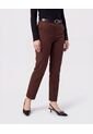 Pantalón Chino Con Pasadores   Para Mujer Café Patprimo de Patprimo