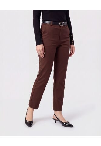 Pantalón Chino Con Pasadores   Para Mujer Café Patprimo Patprimo